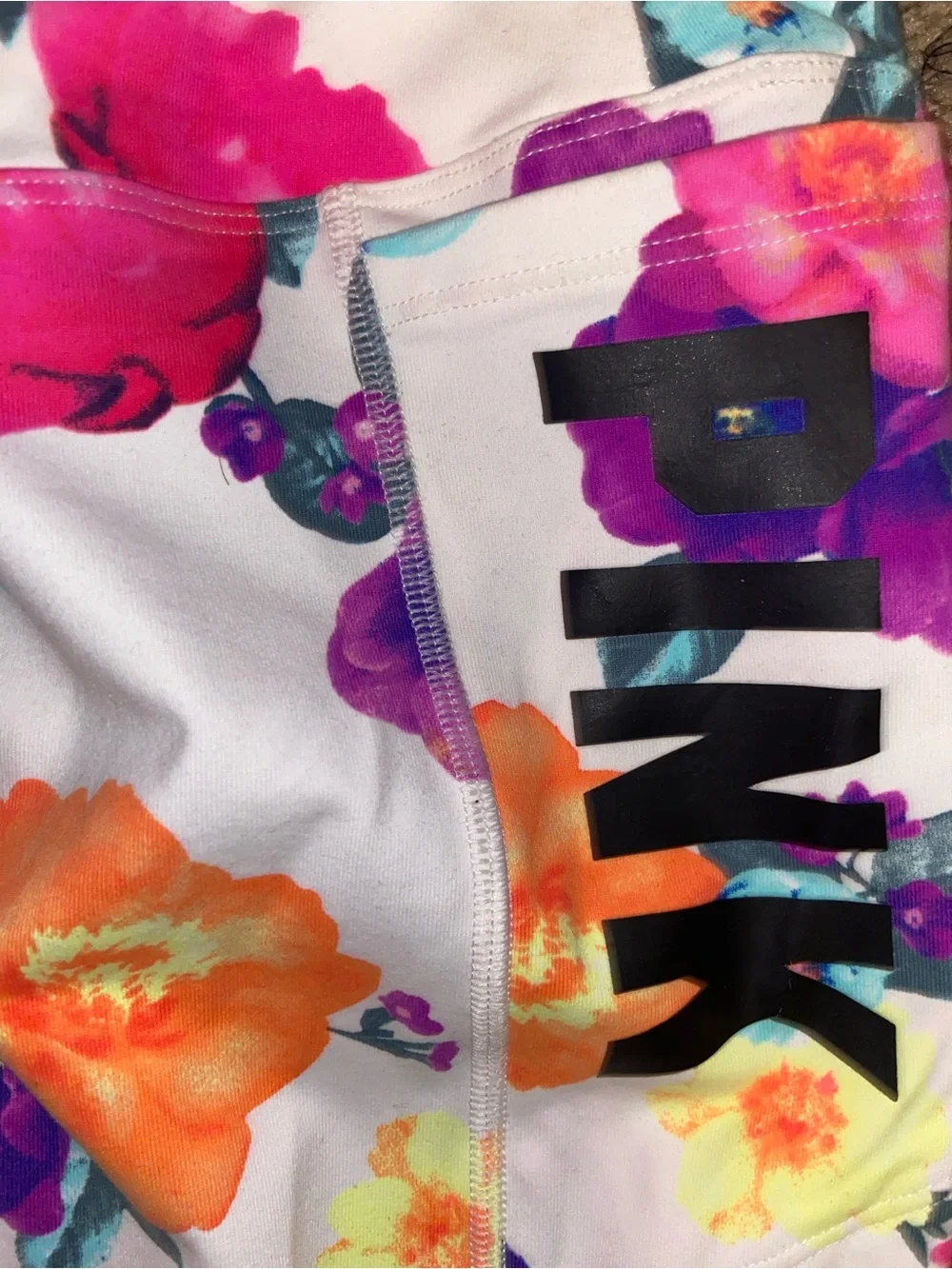 PINK Victoria's Secret Multicolor Floral Activewear Set - Picture 2 of 3